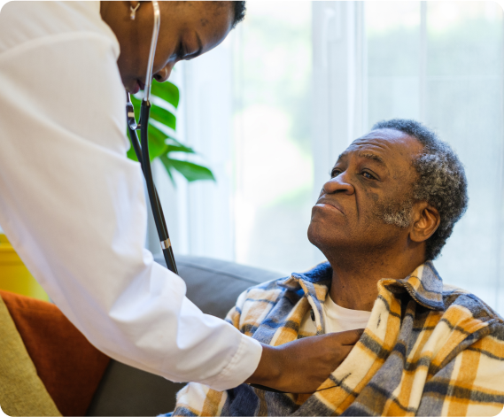 doctor with patient